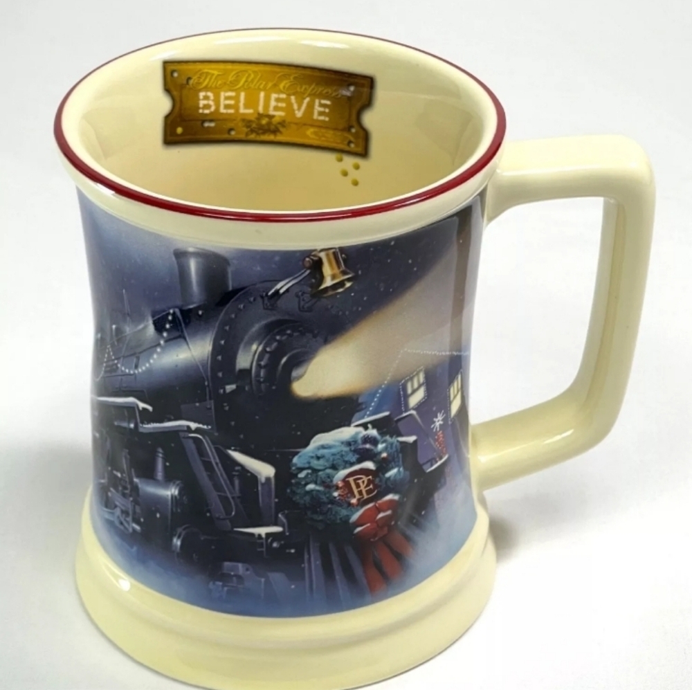 The Polar Express Believe Official 3D Train Mug 16oz Christmas Hot Chocolate